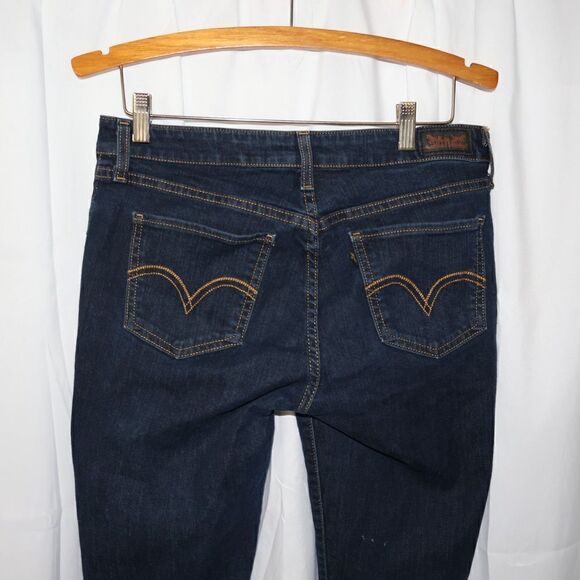 Levi's 535 Five Pocket Jean, Size 13M, Dark Wash, Short Rise, Skinny Leg - Picture 7 of 11